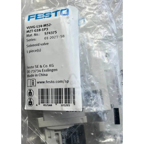 Festo VUVG-L14-M52-MZT-G18-1P3 574375 Solenoid Valve One Free Shipping