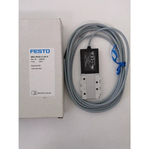 Festo MHE2-MS1H-5/2-M7-K 525115 Solenoid Valve One MHE2MS1H5/2M7K