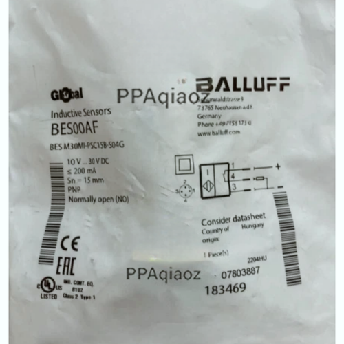 BALLUFF BES M30MI-PSC15B-S04G Proximity Sensor One Free Shipping