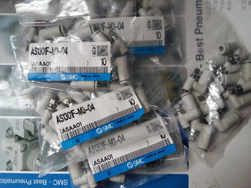 1Bag/10PCS SMC AS1301F-M3-04 Fittings AS1301FM304 Free Shipping