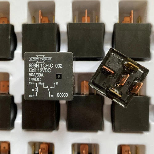 10Pcs Automotive Relay 5 prong 896H-1CH-C 12VDC 50A #ke