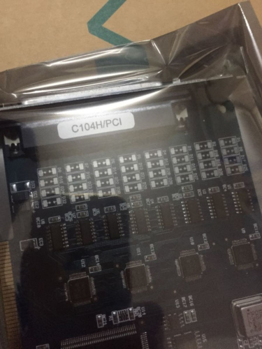 1PC MOXA C104H/PCI 4-port RS-232 Multi-serial Card with Cable