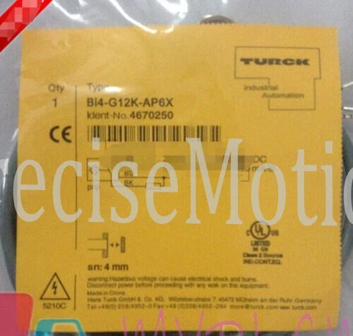 Turck BI4-G12K-AP6X Proximity Switch BI4G12KAP6X (1pcs)