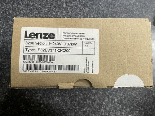 LENZE E82EV371K2C200 Frequency Converter One E82EV371_2C200
