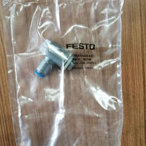 Festo GRLA-1/4-QS-6-D 193146 Valve One Free Shipping GRLA1/4QS6D