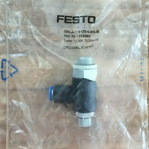 Festo GRLA-1/4-QS-6-RS-B 162967 Valve One Free Shipping