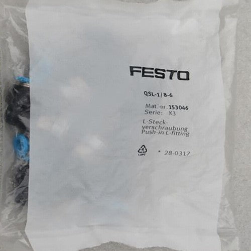 10PCS/1bag Festo QSL-1/8-4 153046 Connector Free Shipping QSL1/84