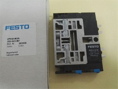 Festo CPV10-M1H-2X3-GLS-M7 161416 Solenoid Valve One CPV10M1H2X3GLSM7