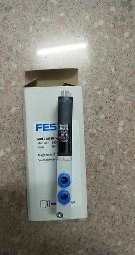 Festo MHE2-MS1H-5/2-QS-4 525117 Solenoid Valve One MHE2MS1H5/2QS4