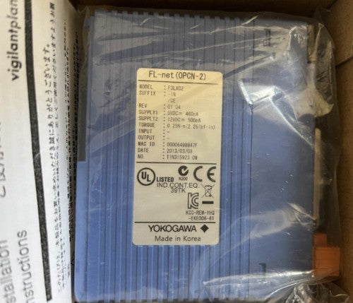Yokogawa F3LX02-1N PLC Module 1PC ping F3LX021N
