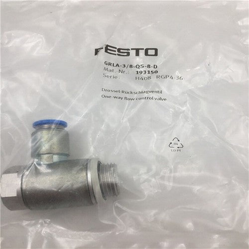 Festo GRLA-3/8-QS-8-D 193150 Valve One Free Shipping GRLA3/8QS8D