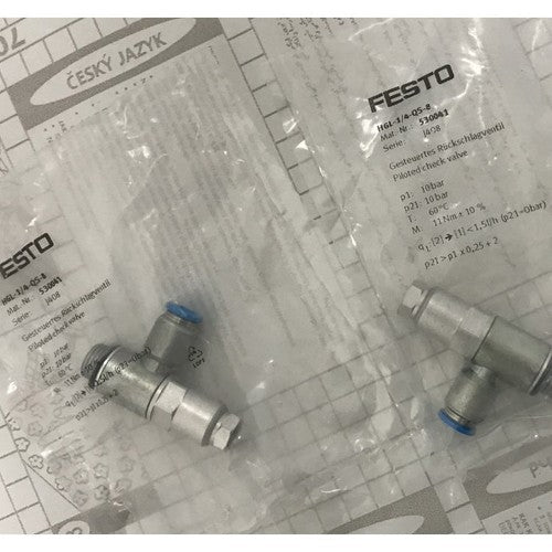 Festo HGL-1/4-QS-8 530041 Check Valve One Free Shipping HGL1/4QS8