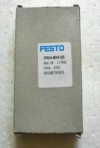 Festo CPA14-M1H-5JS 173941 Solenoid Valve One Free Shipping CPA14M1H5JS