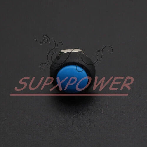 PBS-33B 12mm blue Momentary Switch Waterproof ON/OFF Round Push Button 0PCS