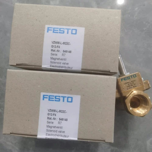 Festo VZWM-L-M22C-G12-F4 546148 Solenoid Valve One VZWMLM22CG12F4