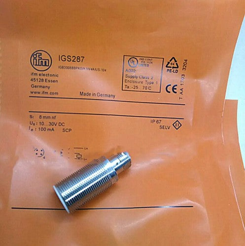 IFM IGS287 Proximity Switch Sensor One Free Shipping