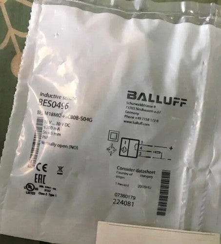 BALLUFF BES0496 BES M18MI2-PSC80B-S04G Proximity Sensor One Free Shipping