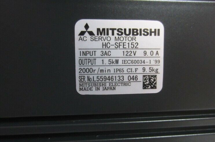 new 1PC Mitsubishi AC SERVO MOTOR HC-SFE152 HCSFE152 In Box ping - MITSUBISHI