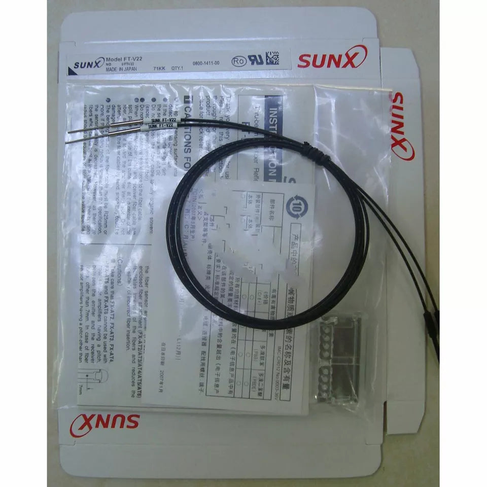 new 1PC Panasonic SUNX FT-V22 Fiber Optic Sensor FTV22 - PANASONIC