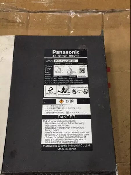 new 1PC Panasonic MSDA023M1A AC Servo Driver ping - PANASONIC