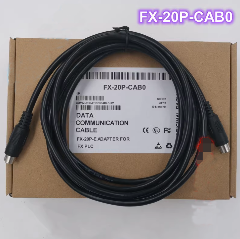 new For Mitsubishi FX-20P-CAB0 PLC Cable FX-20P-E and FX series#/ - MITSUBISHI
