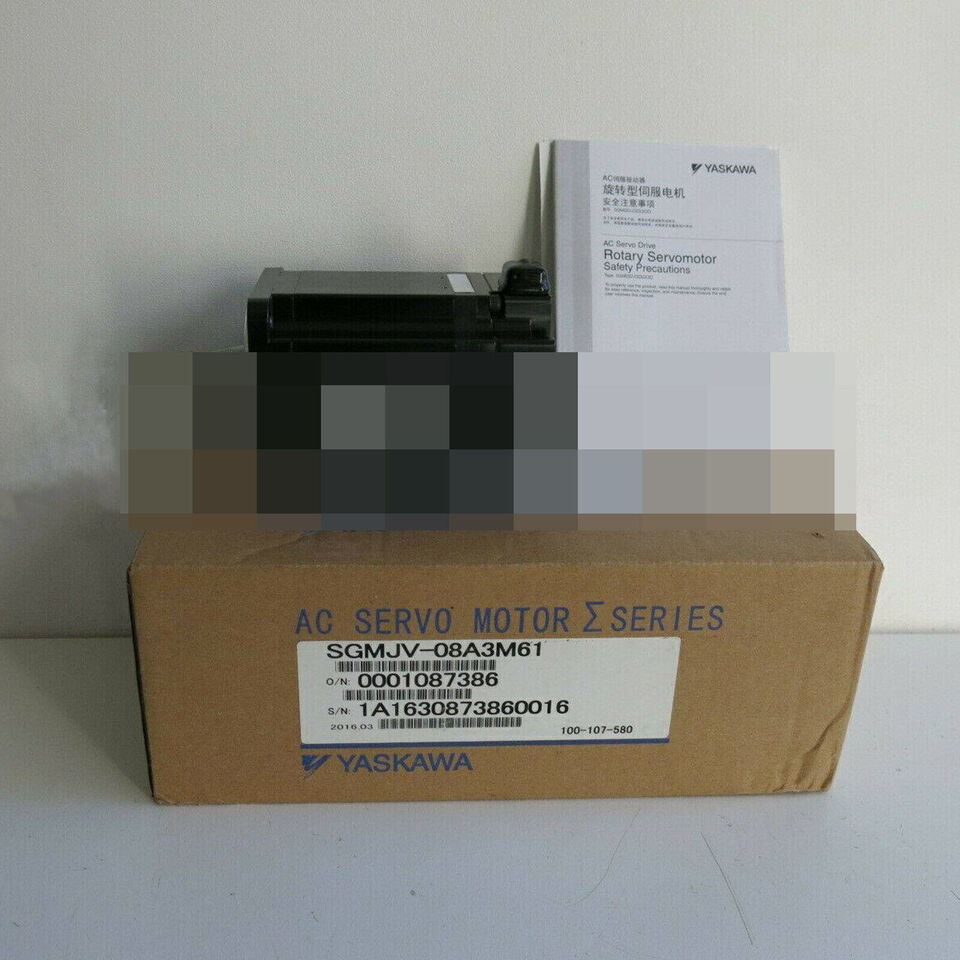 1-PC Yaskawa SGMJV-08A3M61 Servo Motor 24V, 1A, 24W, 8000rpm, High Precision - YASKAWA