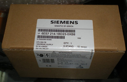 new 1PC Siemens 6ES7 214-1BD23-0XB8 In Box 6ES72141BD230XB8 ping