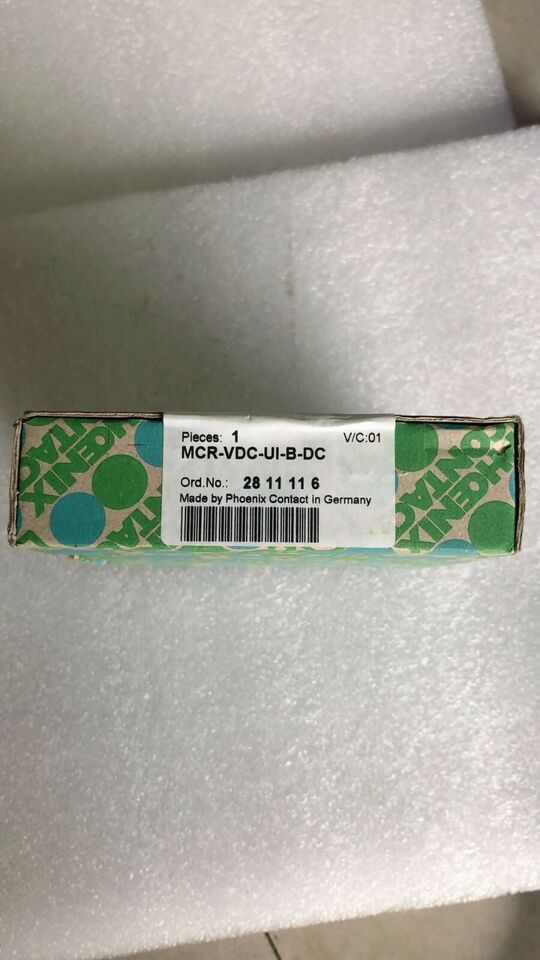 new One PHOENIX CONTACT MCR-VDC-UI-B-DC Safety Relay In Box ping - PHOENIX