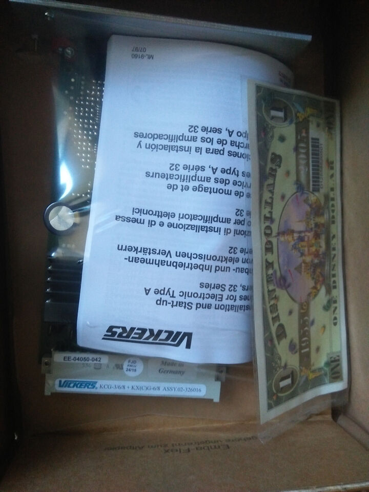 new 1PC Eaton Vickers EEA-PAM-513-A-32 02-326016 Power Amplifier Fast Ship - EATON VICKERS