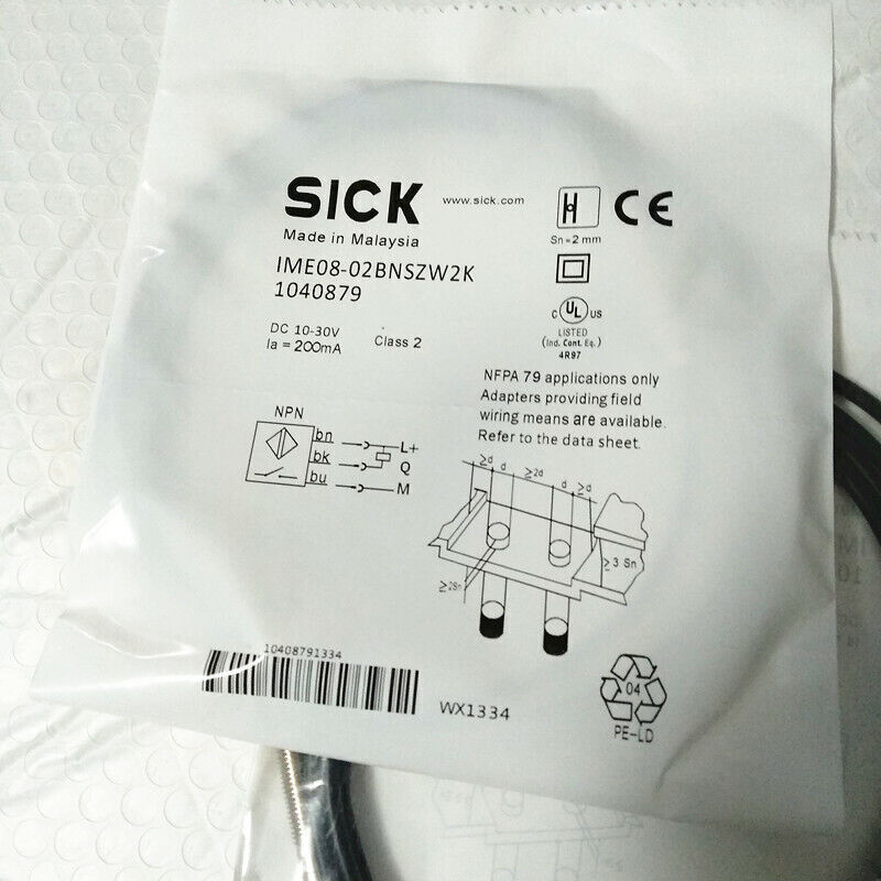new SICK IME08-02BNSZW2K Proximity Switch One IME0802BNSZW2K - SICK
