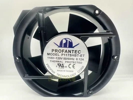 new 1 PCS Fan 110-120V 0.12A 172*50MM Aluminum frame P1175HBT-ET fan - HOS ENGINEERING