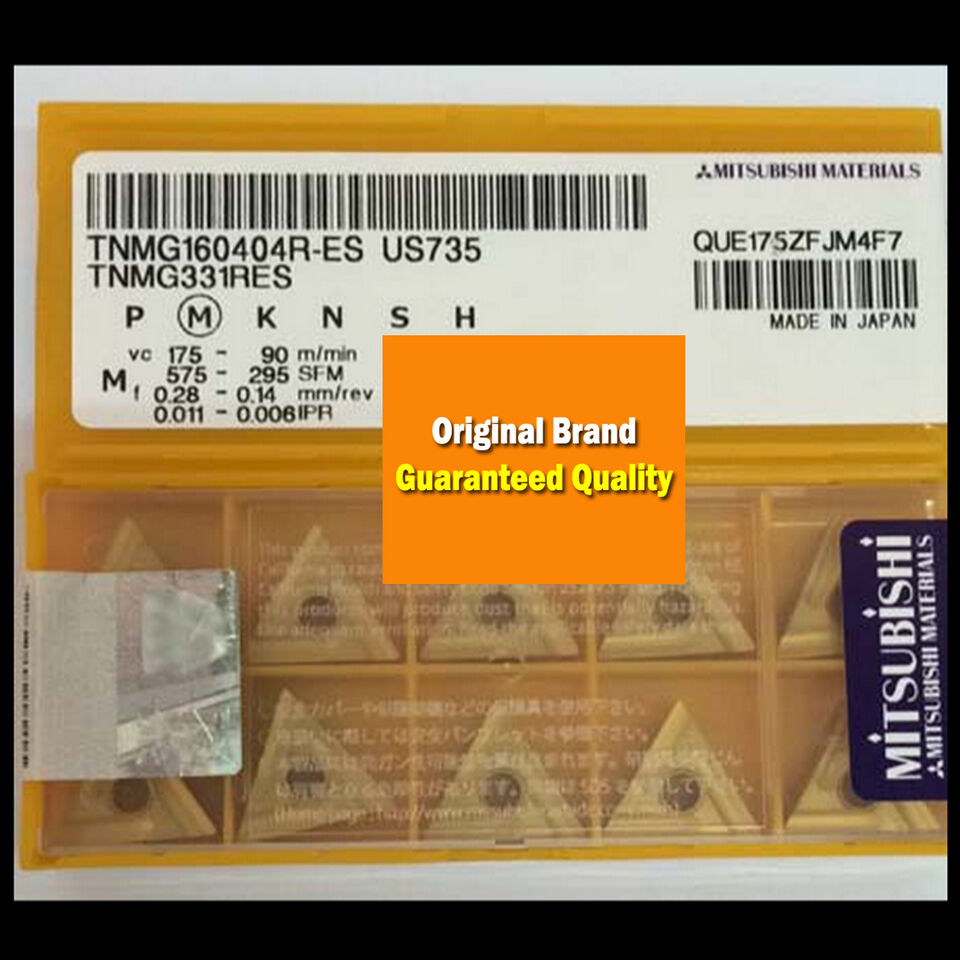 new 10pcs/box Mitsubishi TNMG160404R-ES US735 TNMG331RES Carbide Inserts Ship - MITSUBISHI