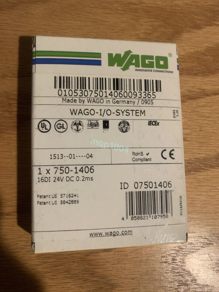 WAGO PLC Module 750-1406 - WAGO