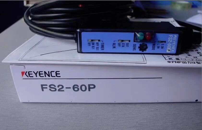 New 1PC KEYENCE FS2-60P Fiber Optic Amplifier Sensor for Ping Optimization - KEYENCE