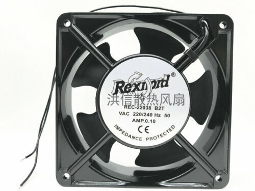 new 1PC Aluminum frame AC fan REC-22038 B2T 220/240V HZ50 AMP.0.10A - ALCONOX