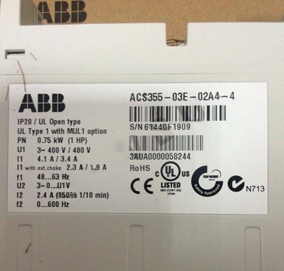 new 1PC ABB ACS355-03E-02A4-4 Inverter ACS35503E02A44 ping - ABB