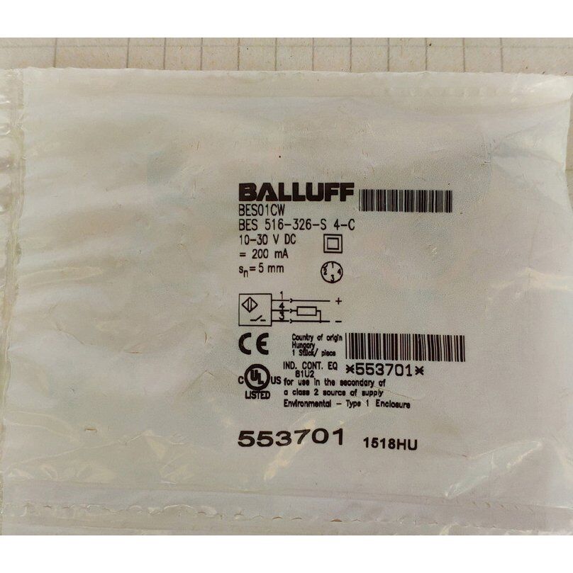 1PC BALLUFF BES 516-326-S4-C Sensor Proximity Switch - BALLUFF