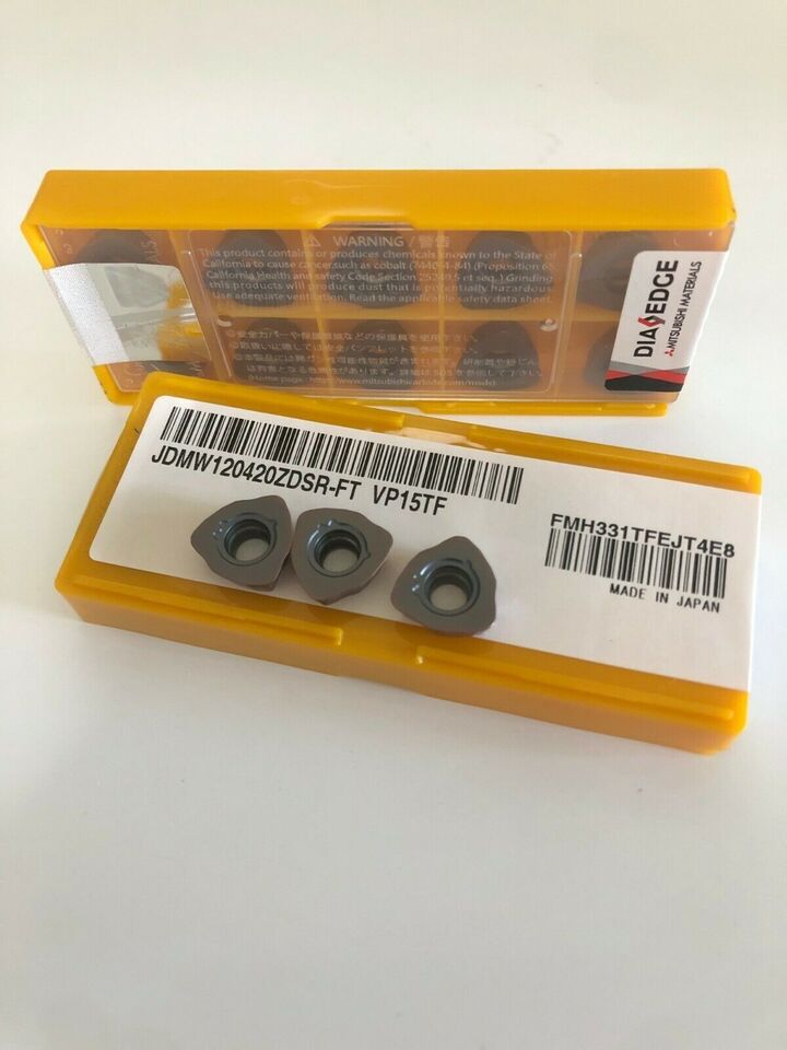 new 10pcs/box Mitsubishi JDMW120420ZDSR-FT VP15TF Carbide Inserts Grad Ship - MITSUBISHI