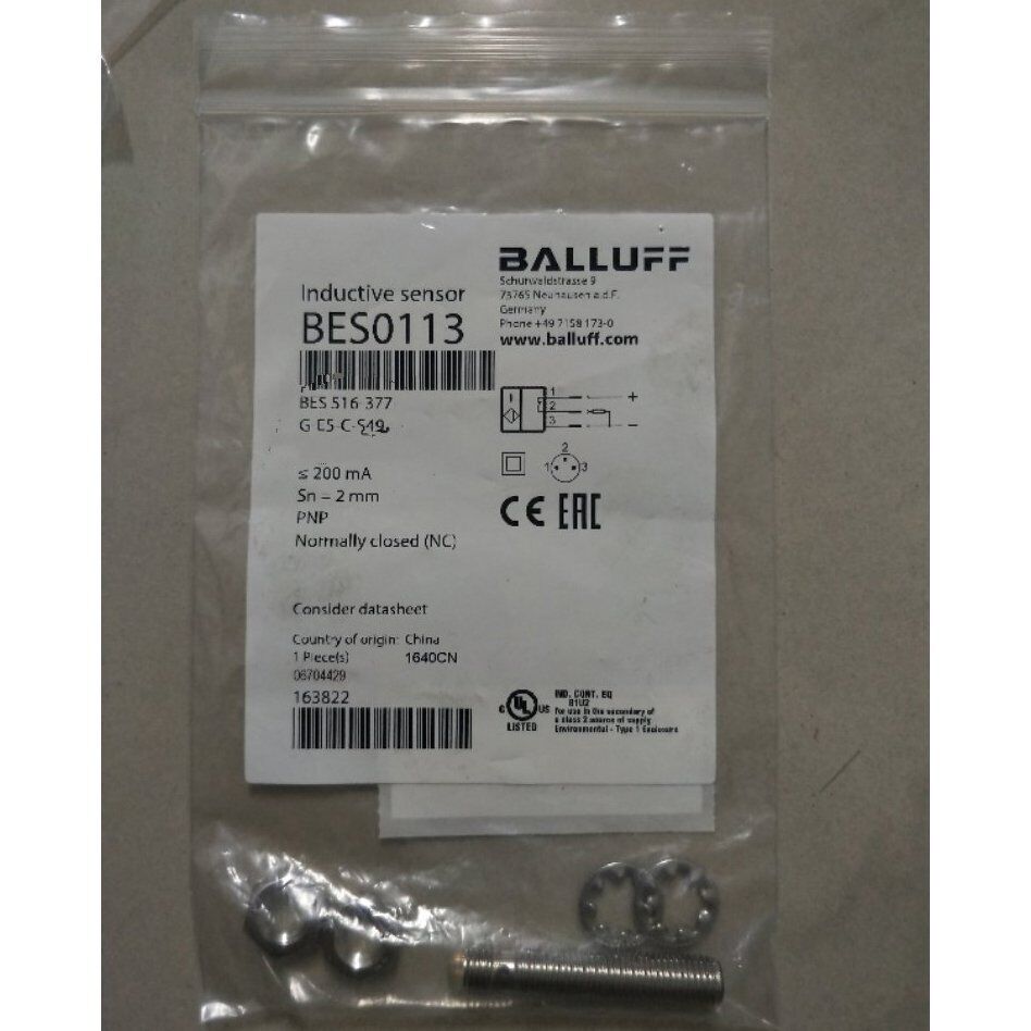 1PC BALLUFF BES 516-377-G-E5-C-S49 Proximity Sensor - BALLUFF