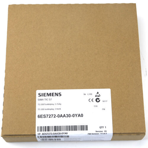 new 1PC Siemens 6ES7272-0AA30-0YA0 6ES72720AA300YA0 ping