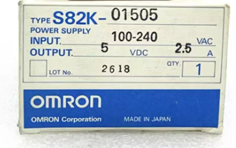 Omron S82K01505 Switching Power Supply - OMRON