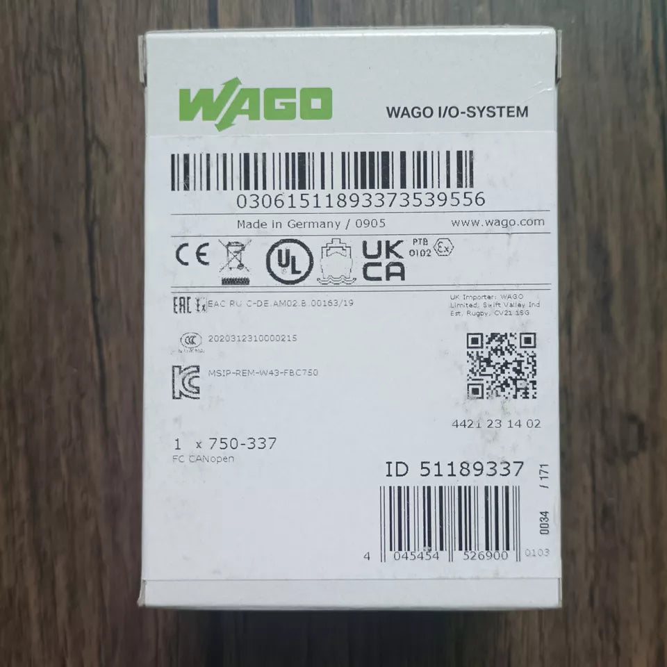 new 1PC Wago 750-337 PLC Module 750337 ping - WAGO