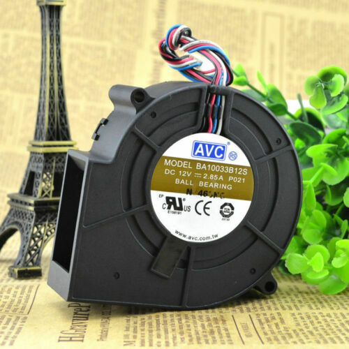 new for AVC 9733 BA10033B12S 12V 2.85A Ball Bearing Blower Centrifugal Cooling Fan