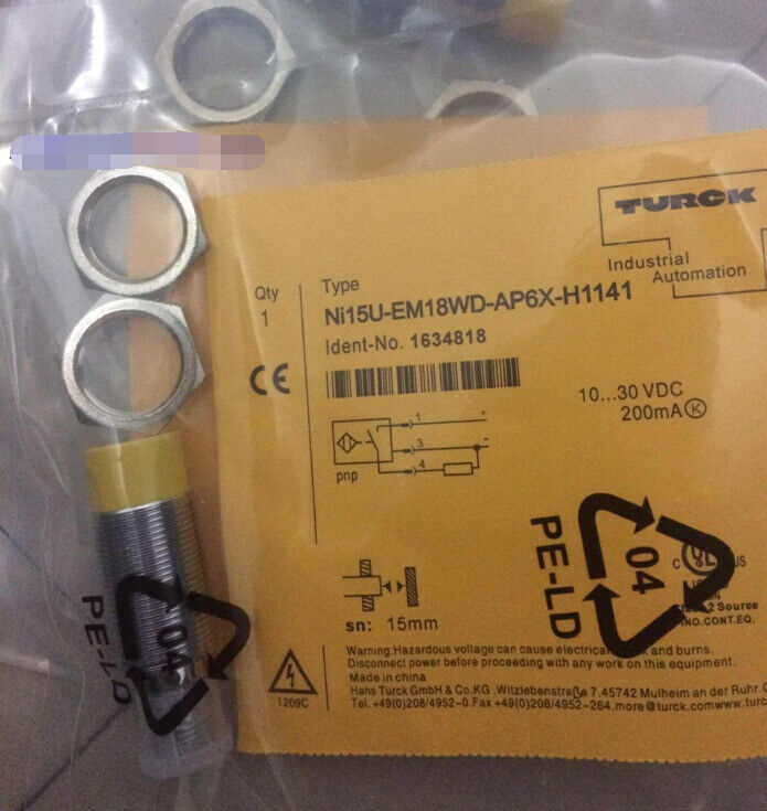 new 1PC TURCK NI15U-EM18WD-AP6X-H1141 Proximity Switch ping - TURCK