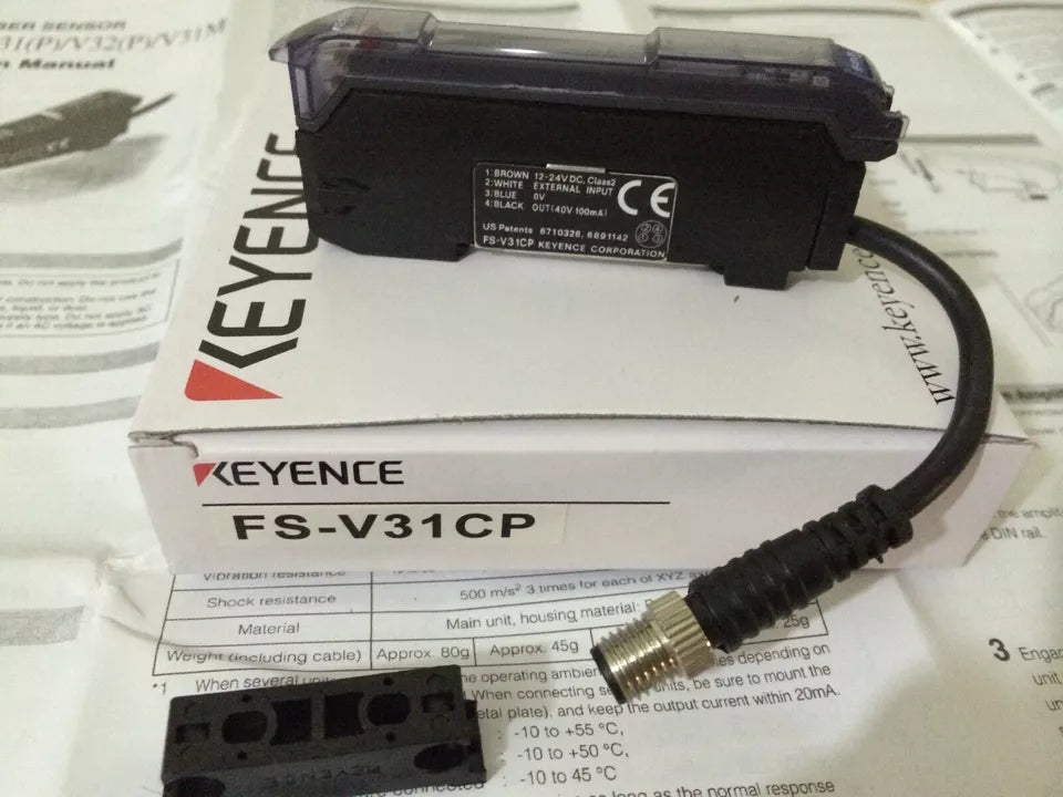 new KEYENCE FS-V31CP FSV31CP Fiber Optic Sensor Amplifier ping - KEYENCE