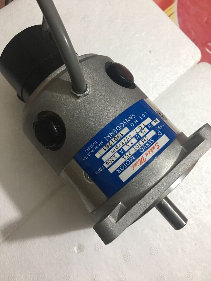 1-PC SANYO SM80T-251 SERVO MOTOR Vibration Detection - SANYO