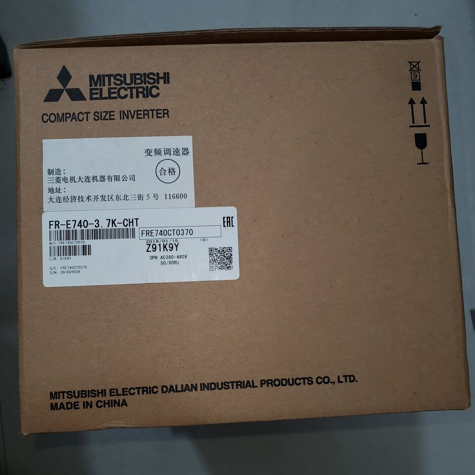 new 1PC MITSUBISHI FR-E740-3.7K-CHT Inverter FRE7403.7KCHT In Box ping - MITSUBISHI