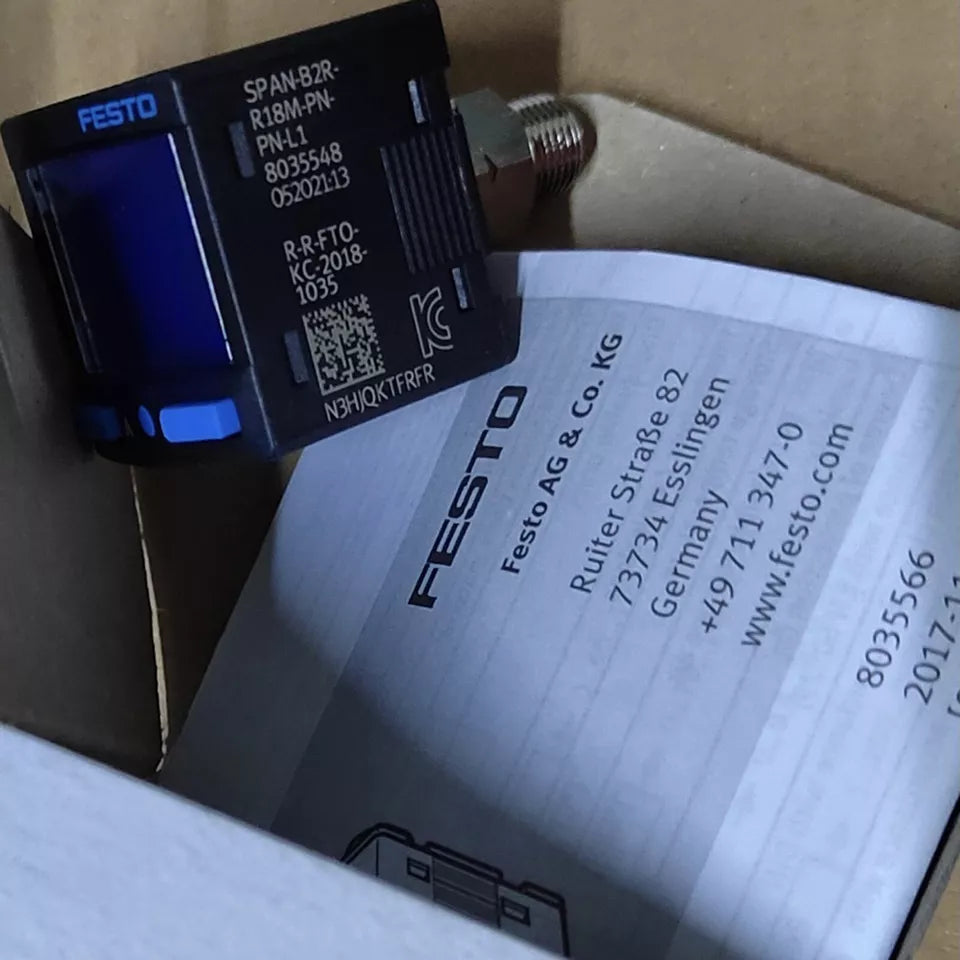new 1PC Festo SPAN-B2R-R18M-PN-PN-L1 8035548 Pressure Sensor - FESTO