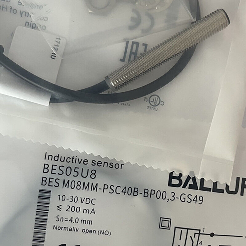 1PC BALLUFF BES M08MM-PSC40B-BP00 Proximity Sensor - BALLUFF