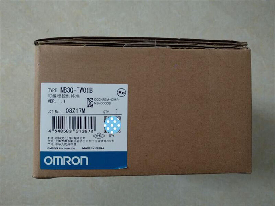 Écran Tactile HMI Omron NB3Q-TW00B - NEUF D'origine - Écran De Commande Pour Automates Omron